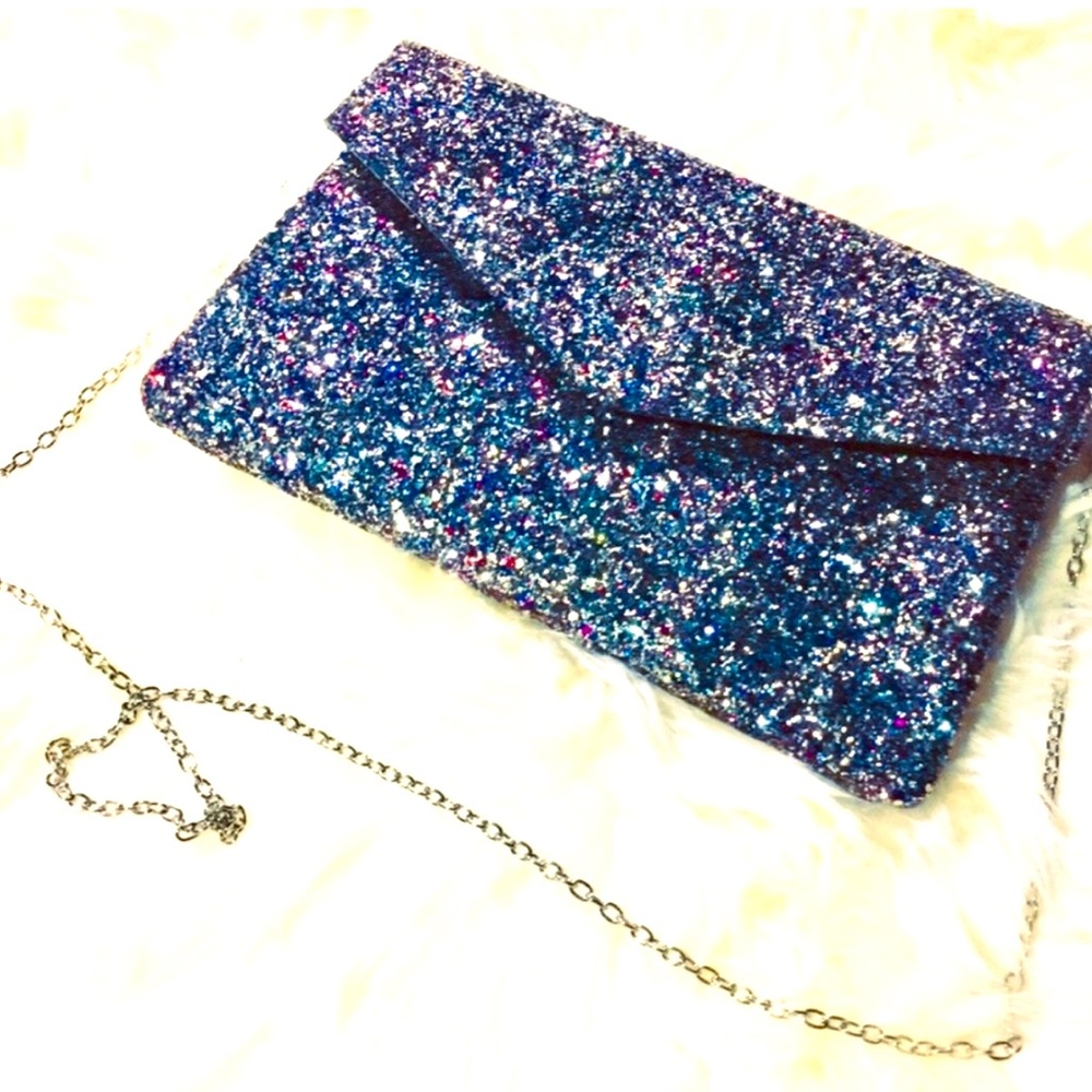 Glitzy Envelope Clutch Purse